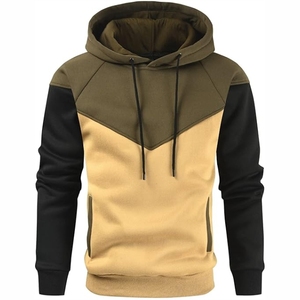 Clush Sports Men's Winter Solid Zipper-Up Hoodie 100% Cotton Fleece Breathable <b>Waterproof</b> Digital Printing Plain Dyed Finish Hip - Product Image 1