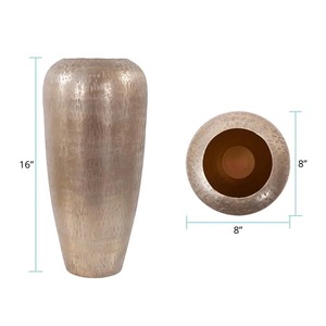 Jarrón de Metal Contemporáneo para Mesa, Porta Flores Decorativo para Decoración de Bodas, Diseño Personalizado, Interior Moderno, Elegante y Lujoso - Product Image 2