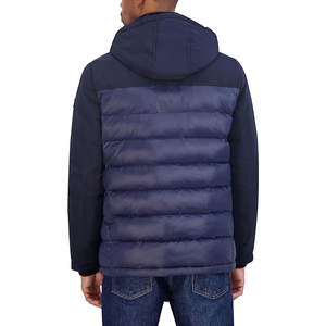 2026 Pakistan High Quality <b>Hooded</b> Canvas Lightweight <b>Puffer</b> <b>Jackets</b> for Men Custom Design Winter Breathable <b>Waterproof</b> - Product Image 3
