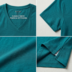 Camiseta Deportiva de Secado Rápido para Mujer, Cuello en V, Alto Rendimiento, Lisa, para Gimnasio, Entrenamiento y Actividades al Aire Libre - Product Image 6