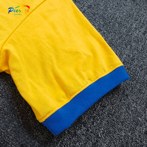 T-shirt Ringer pour Homme Personnalisé OEM avec Impression DTG et Patch <span class=keywords><strong>Jaune</strong></span>, 230 g/m², 100% Coton - Product Image 5