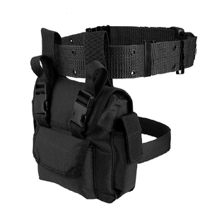 Tactical Cotton/Nylon/Polyester Comfortable Drop Leg <b>Bag</b> <b>Molle</b> Pouch Coyote Brown Utility Thigh Pack Adjustable Straps Multiple - Product Image 3