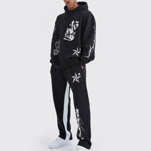 Conjunto Deportivo Unisex Personalizado con Logotipo, Forrado, 100% Algodón, Grueso, de Alta Calidad, Estampado Invernal, Corte Regular - Product Image 1