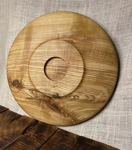 Plato de Madera Hecho a Mano de la Mejor Calidad para Desayuno y Cena, Nuevo Diseño, Plato Decorativo para Servir, Seguro - Product Image 5