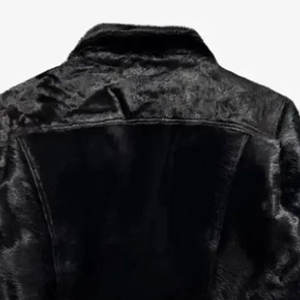 Veste d'hiver en cuir de vachette véritable pour homme avec logo personnalisé, vente en gros, veste en cuir écologique originale pour homme - Product Image 5