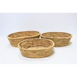 Handmade Eco-Friendly Durable Bamboo Storage <b>Basket</b> for Fruit <b>Bread</b> Flowers with Multifunction Design - Product Image 2