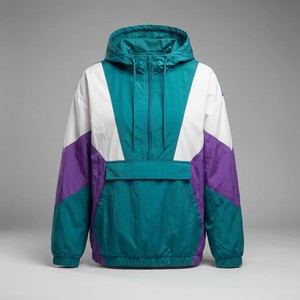 <b>Men's</b> Color Blocking Hooded Windbreaker <b>Jacket</b> Waterproof Quick Dry Breathable Eco-Friendly Polyester/Nylon Spring Sporty Loose - Product Image 1