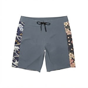 Short de bain léger et pliable pour adultes et enfants, avec cordon de serrage, pour hommes et garçons, idéal pour le surf et la plage - Product Image 3
