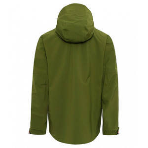 Chaqueta de esquí informal de lona transpirable personalizada al por mayor para hombre, talla grande, con cuello alto y cierre de cremallera, abrigo de invierno a precio económico - Product Image 2