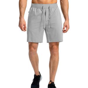 Pantalones cortos ligeros de verano para hombre, pantalones cortos deportivos de algodón de malla para correr para hombre, cintura elástica cómoda - Product Image 2