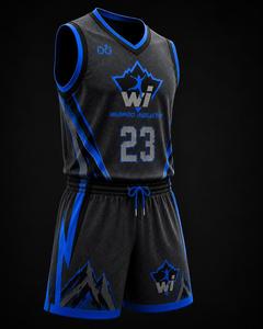Ensemble d'uniformes de basketball sur mesure, nouveau style, respirant, séchage rapide, grande taille, logo frontal, uniforme de basketball ajustable - Product Image 3