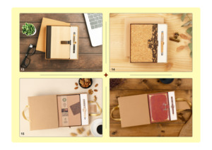 Set de Regalo Empresarial Ecológico de Cuero PU con Logotipo Personalizado - Caja de Regalo para San Valentín/Graduación: Cuaderno, Bolígrafo, Botella de Agua, Vaso Térmico - Product Image 3