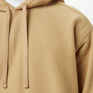 High Quality 100% Cotton Hoodies Custom Logo Plain Thick Heavyweight Oversized Pullover for Winter Colorful Blank Hoodies - Product Image 4