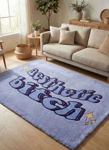 Luxury Geometric Wool Hand Tufted Area <b>Rug</b> High Demand Best Selling Floor Carpet for Modern Home Decor - Product Image 5
