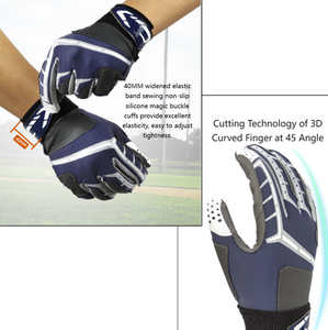 Guantes de Béisbol de Alta Calidad al por Mayor de Fábrica, Guantes Deportivos de Protección Transpirables con Logotipo Personalizado - Product Image 5