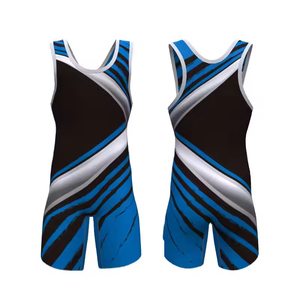 Red Wrestling <b>Singlet</b> Sleeveless Moisture Wicking Polyester Athletic Wear Regular Fit All Seasons Solid Color Wrestling <b>Singlet</b> - Product Image 4