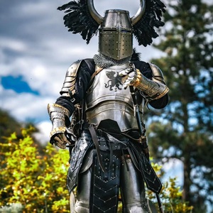 Armure de Chevalier Templier Griffin – Armure de Guerrier en Acier du XVe Siècle pour Cosplay ANAS AHMAD - Product Image 3
