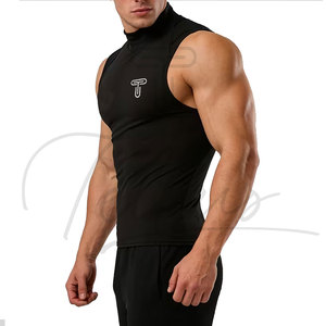Camiseta sin Mangas Casual para Hombre, Transpirable, de Alta Calidad y Bajo Precio, para Verano, Poliéster/Algodón - Product Image 4