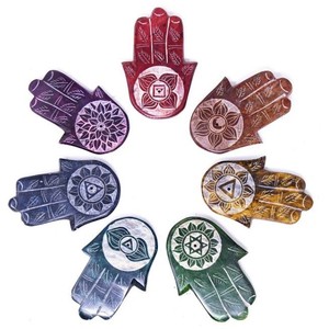 Porta Incienso de Madera de Sándalo Hecho a Mano, Premium, con Forma de Mano, Atrapador de Ceniza, Religioso, Ecológico, Calidad India, Precio de Fábrica - Product Image 1