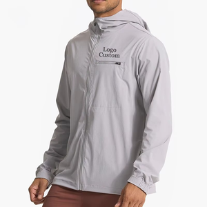 OEM Windbreaker <b>Track</b> Fashion Plus Size <b>Mens</b> Clothing Custom <b>Mens</b> Colorblock Elasticated Trims 100% Nylon <b>Jackets</b> - Product Image 4