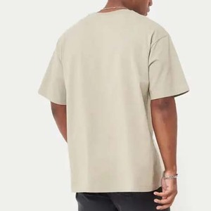 T-shirt homme manches courtes haute qualité 100% coton, vêtements unis, mode, respirant, col rond - Product Image 3