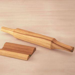 Set di rulli da pasta e taglieri in legno di teak con supporto - Product Image 3