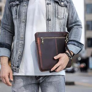 Funda para Portátil de Cuero Genuino con Correa de Hombro, Duradera, Ecológica y Protectora para Trabajo, Negocios y Viajes LS-0284, Gran Venta - Product Image 2