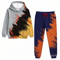 Ensemble sweat-shirt et pantalon de survêtement à capuche uni, avec cordon de serrage, style streetwear, longueur genou, sportif, unisexe, noir, blanc, rouge, pour le printemps, la course, vente en gros
