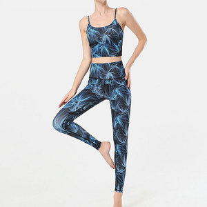 Conjunto de Yoga para Mujer de Primera Calidad, Diseño Moderno, Ecológico, Transpirable, de 2 Piezas, Personalizado, al por Mayor - Product Image 1