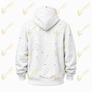 เสื้อฮู้ดซิป OEM สำหรับผู้ชาย พิมพ์ลายตามสั่ง ผ้าโพลีเอสเตอร์พรีเมียม เสื้อฮู้ดซิปเต็มตัว ประดับคริสตัลทั้งตัว สไตล์ลำลองแนวสตรีทแวร์ - Product Image 3