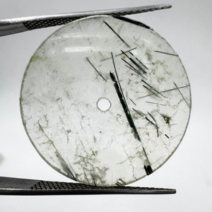 หน้าปัดนาฬิกาเพรนีตธรรมชาติแบบแบน ขนาด 28.5 มม. หนา 0.7 มม. รูตรงกลาง 2 มม. - Product Image 1