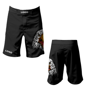 กางเกง MMA คุณภาพสูงสำหรับผู้ชาย ระบายอากาศได้ดี ยืดหยุ่น เหมาะสำหรับการฝึกซ้อมและการแข่งขัน ไม่มีกระเป๋า กางเกงต่อสู้ MMA สำหรับผู้ชาย - Product Image 1