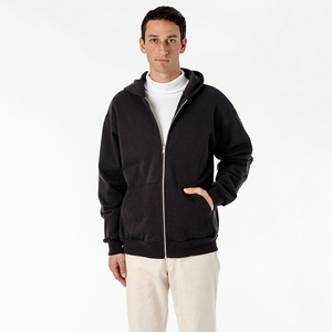 Sudaderas con Capucha Térmicas Unisex Personalizadas OEM con Cierre, Elegantes y Transpirables, 350GSM, Deportivas e Informales con Logotipo Personalizado - Product Image 1
