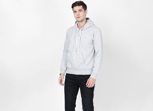 Sweat à capuche vierge de qualité supérieure en coton épais doublé de polyester pour homme, pull personnalisé unisexe, service OEM, imprimé uni pour l'hiver - Product Image 4