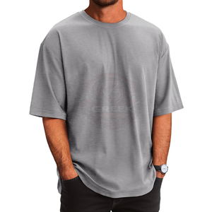 T-shirts pour hommes en gros – Coton doux de qualité supérieure, coupe oversize, respirants, séchage rapide, manches courtes, pour usage quotidien décontracté, vêtements de mode - Product Image 3