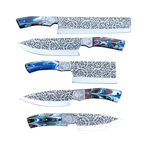 Luxury Stainless Steel Kitchen <b>Knife</b> <b>Set</b> Handmade Chef <b>Knives</b> Custom Resin Handle Professional Cooking <b>Knife</b> <b>Set</b> OEM - Product Image 1