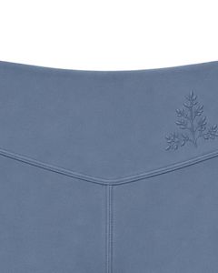 Manufacturer Customized Steel Blue Womens Yoga Set <b>Flare</b> <b>Leggings</b> And Sports Bra Seamless Fitness Gym Wear Activewear Outfit Set - Product Image 6