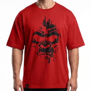 T-shirt graphique surdimensionné personnalisé pour homme, impression numérique, 100 % coton épais, style streetwear, service OEM - Product Image 1