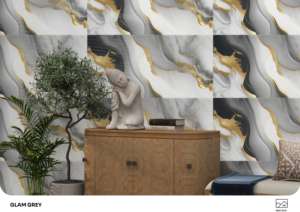 Panel de Porcelana Brillante Iluminado Elegante de 600x1200mm 60x120cm 24x48 Pulgadas, Acabado de Diseño de Gran Formato para Entornos de Lujo - Product Image 2