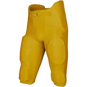Mens <b>Padded</b> American Football Pants Belt Closure Polyester Athletic Practice Game Wear Impact Protection Performance Fit wear - Product Image 2