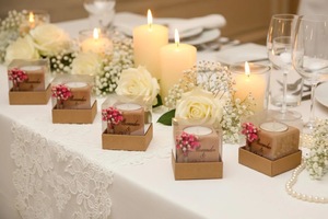 Wood <b>Tea</b> <b>Light</b> Holder Set Round Handmade Candle Holder for Home Decoration - Product Image 4