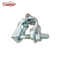 Coupleur demi-double pivotant forgé en acier léger galvanisé, norme industrielle BS-1139/EN74, 48,3 mm, durable, pour échafaudage de haute performance