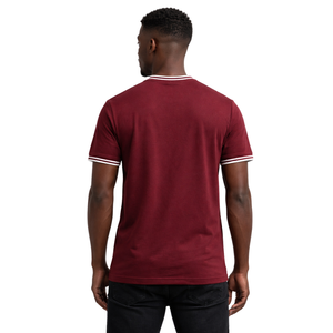 Maglietta con scollo a V con stemma Kappa Alpha Psi, abbigliamento della fraternità greca Krimson con design classico, comfort premium e vestibilità elegante - Product Image 2