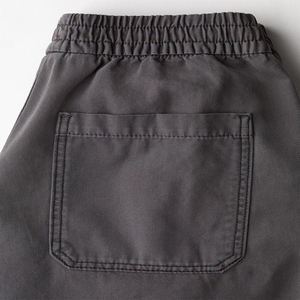 <b>Men's</b> Casual Fashion Street <b>Shorts</b> <b>Elastic</b> <b>Waist</b> Cotton Canvas Breathable Cargo Pants Solid OEM Wholesale Blank Oversized OEM - Product Image 2