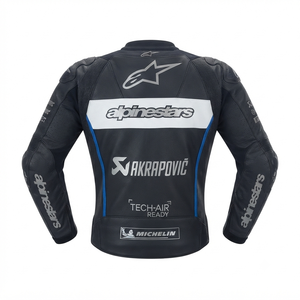 Men’s Cowhide Leather <b>Racing</b> <b>Jacket</b>/Chaqueta MotoCP Style CE Level 2 Armor Motorcycle Track Riding Protective Gear CE - Product Image 2