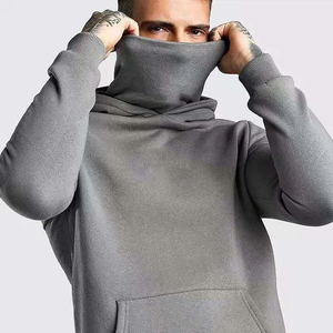 Sweat-shirts à capuche brodés unisexes pour hommes de haute qualité, surdimensionnés, épais, personnalisés pour l'hiver - Product Image 3