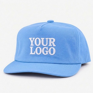 Casquette non structurée à 5 panneaux, coupe carrée, profil haut, broderie de logo personnalisée, style streetwear urbain - Product Image 1