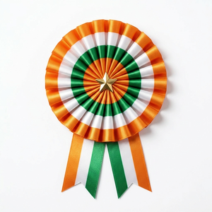 Ruban satiné tricolore 100 % polyester, résistant au rétrécissement, 12 mm, rouleau de 50 yards, pour la décoration de drapeaux des événements scolaires et du Jour de l'Indépendance, vente en gros - Product Image 5