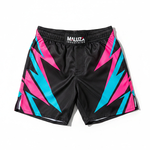 <b>Professional</b> MMA Shorts with Internal Drawstring Custom Logo Fight Trunks High Performance Martial Arts Wear Manufacturer - Product Image 1