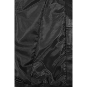 Manteau long en cuir d'agneau Napa pour femme, style gothique noir premium avec clous, résistant au vent, doublure en polyester multi-poches - Product Image 4